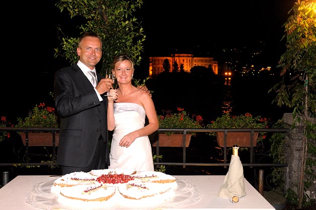 wedding reception at Verbano hotel Lake Maggiore