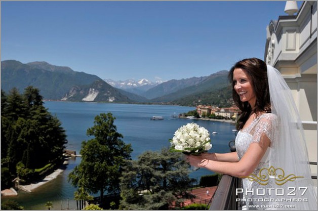 lake shores wedding at Grand Hotel Majestic in Pallanza