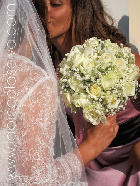 wedding on Isola Bella, the bridal bouquet