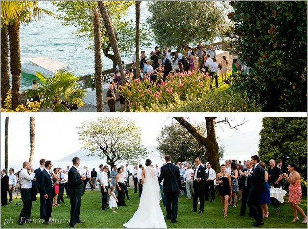 outdoor wedding at Hotel Majestic Lake Maggiore