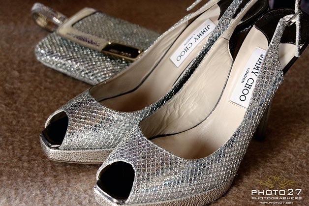 Jimmy Choo shoes for wedding in Italy
