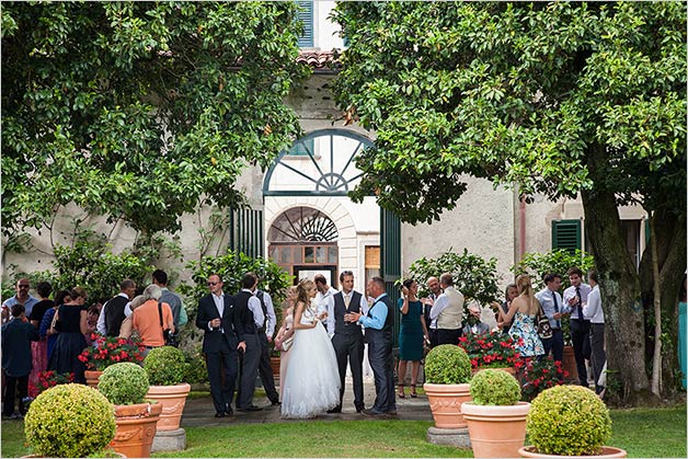 wedding reception at Palazzo Penotti Ubertini