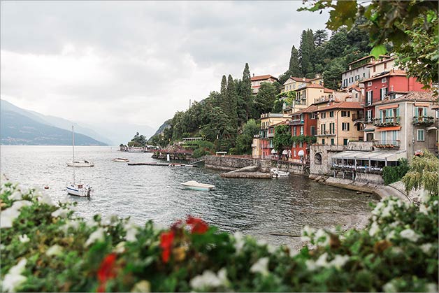 Civil ceremony in Ossuccio, Lake Como