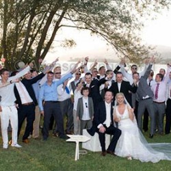 Lynda, Ciaran and their beautiful wedding on lake Bracciano shores