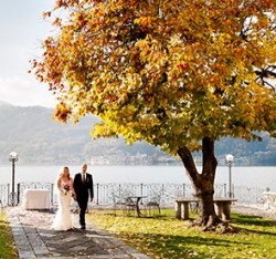 An Autumn Wedding on Lake Orta