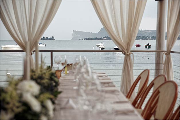Limone lake Garda wedding reception venue