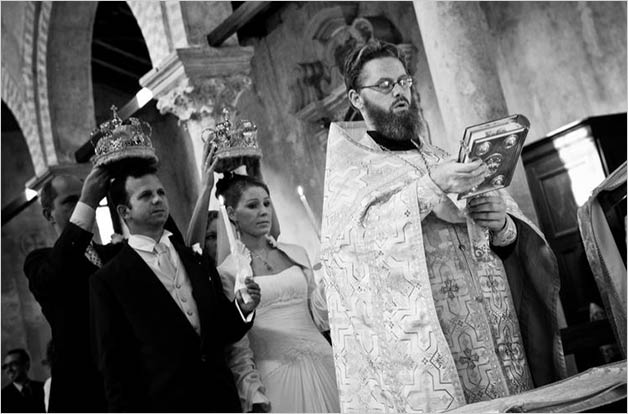 Orthodox ceremony in Venice