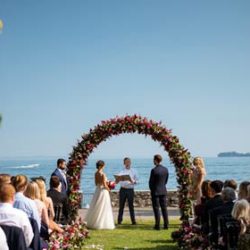 A happy wedding in Gardone Riviera on Lake Garda