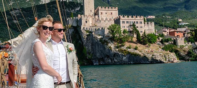 Malcesine is the perfect backdrop for a dream wedding