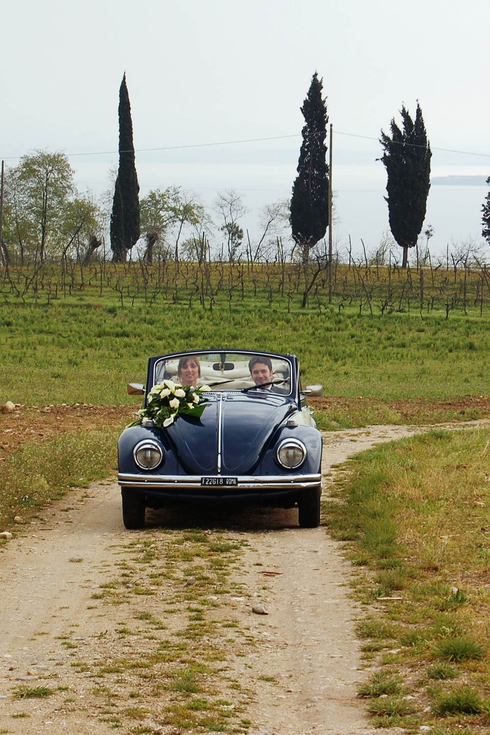 vintage car hire wedding Venice