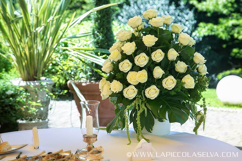 wedding flowers Villa Crespi lake Orta