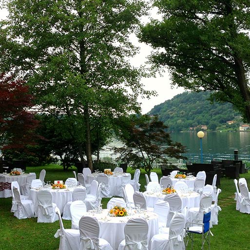 HOTEL L'APPRODO wedding reception Lake Orta