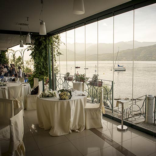 HOTEL RESTAURANT BELVEDERE wedding receptions by the shores of Lake Maggiore