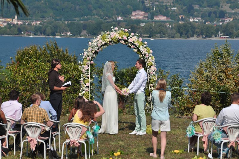 wedding at HOTEL RESTAURANT CONCA AZZURRA lake Maggiore