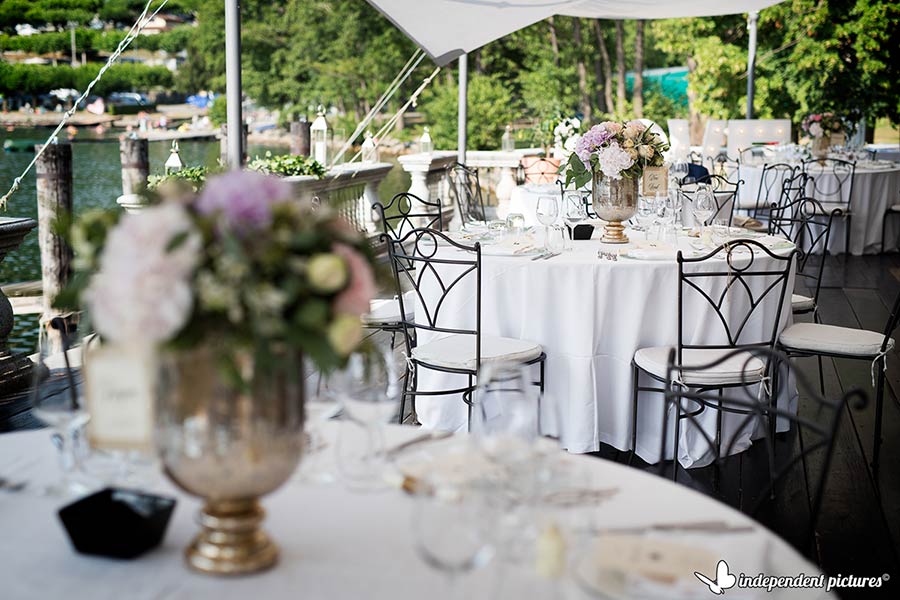 wedding reception Restaurant Luci sul Lago lake Orta