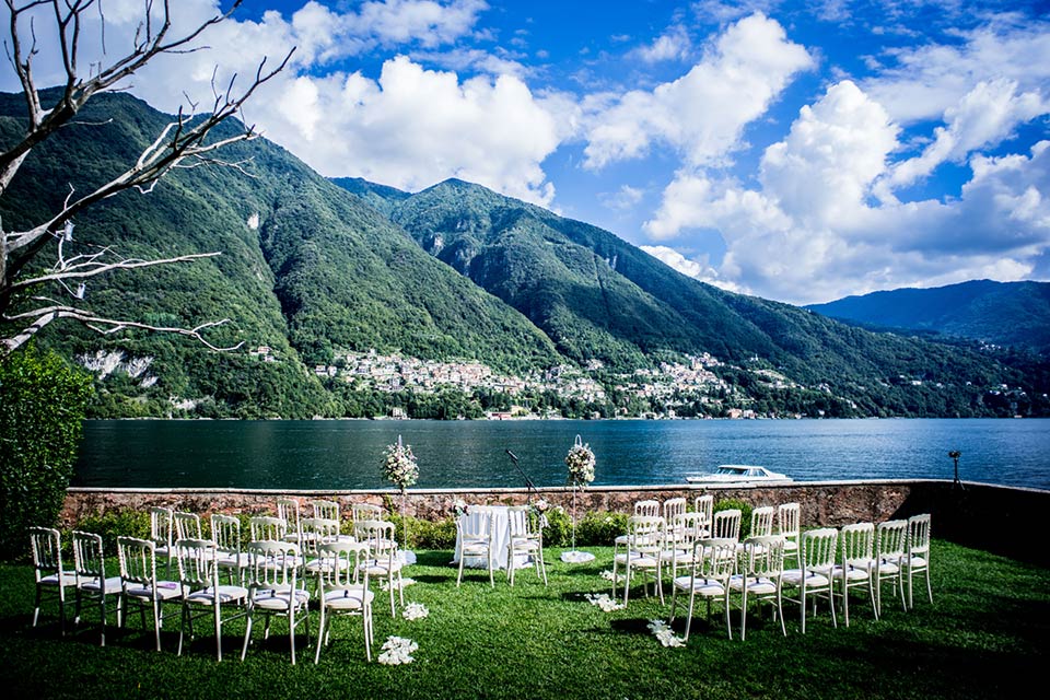 wedding reception VILLA REGINA TEODOLINDA Laglio lake Como