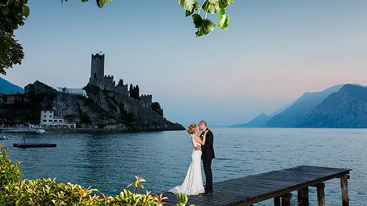 award winning wedding planning Malcesine Lake Garda