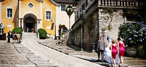Wedding churches on Lake Orta