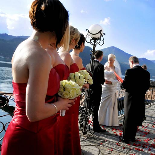 blessing ceremony Lake Garda