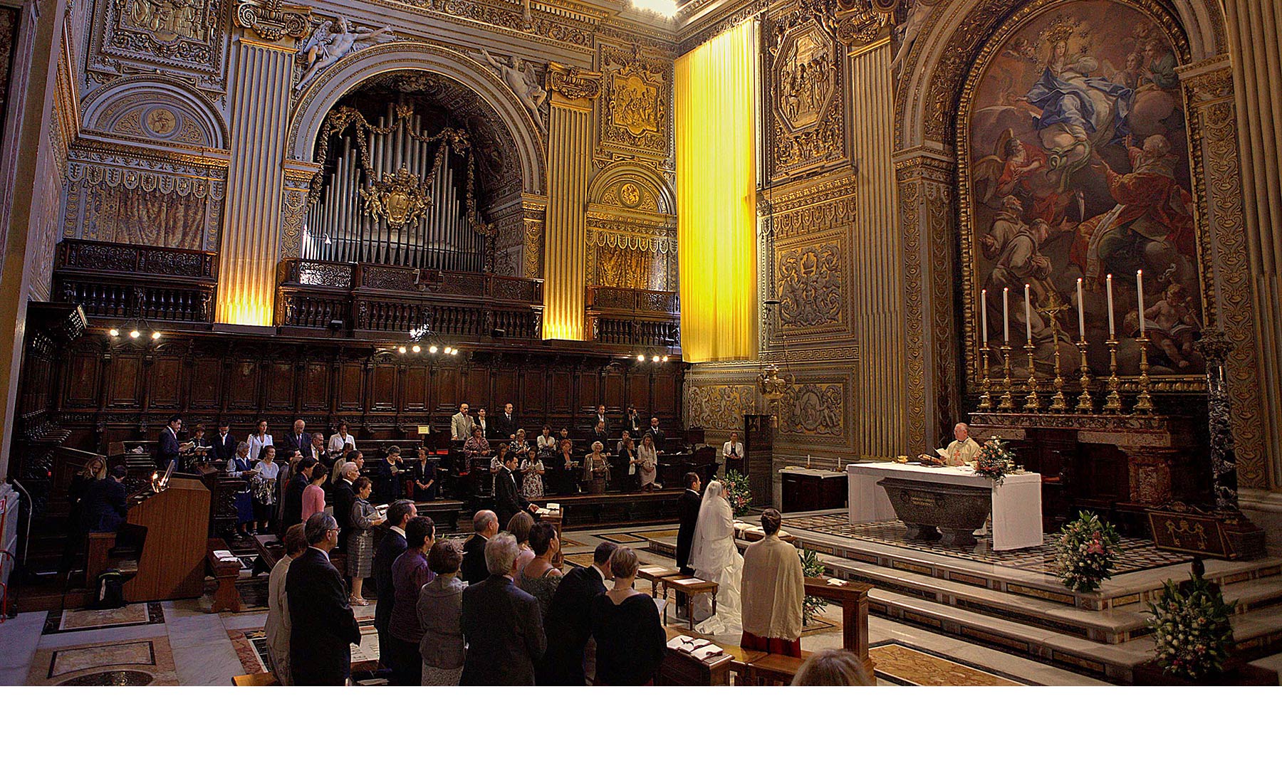 Catholic Wedding Ceremony in Rome