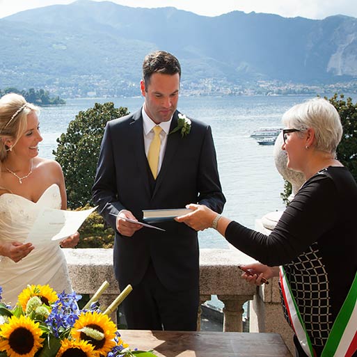 Civil wedding ceremonies Lake Maggiore