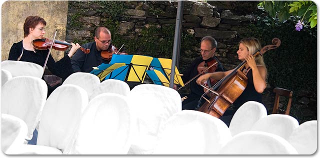 String Quartet at Villa Bosi lake Orta 