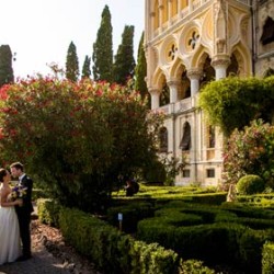 Fairy tale wedding on Garda Island