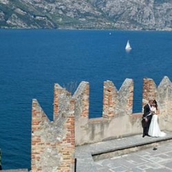 Wedding in Malcesine: like a King and Queen