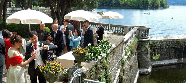 Spring wedding in Pallanza