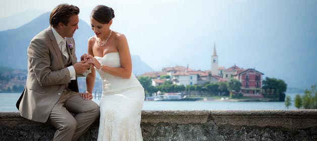 Miss Netherlands for Miss Universe wedding on Lake Maggiore