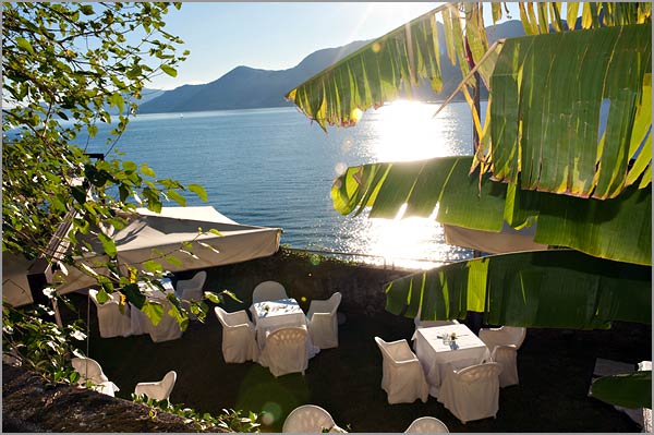 wedding reception venue lake Maggiore