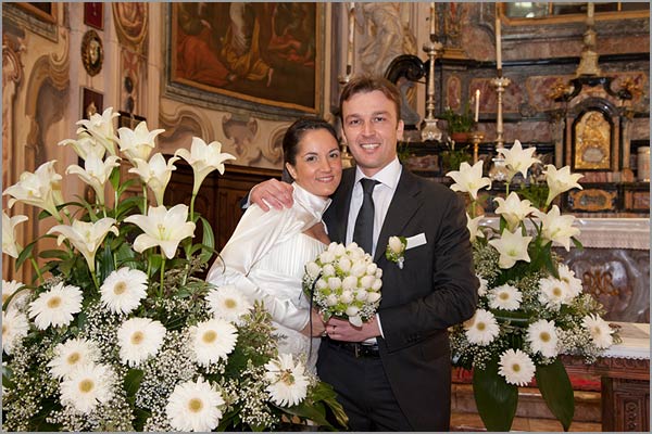 wedding to Madonna del Sasso church Lake Orta