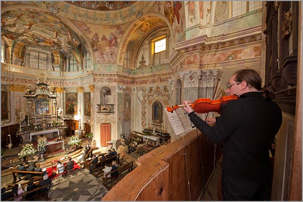 wedding violinist Lake Orta