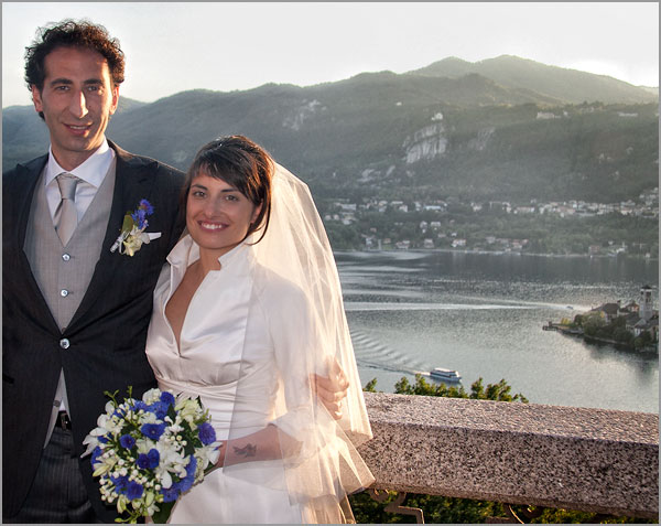 wedding in Sacro Monte church Orta