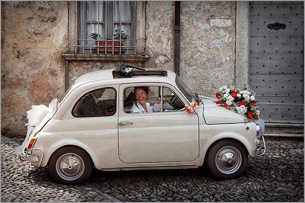 Fiat 500 vintage car rental Italy