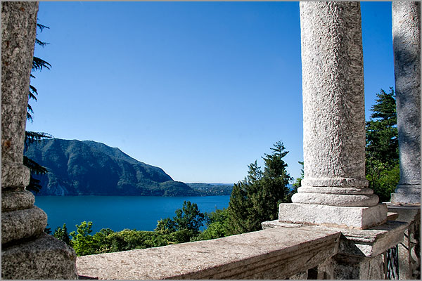 Lakeview panaroma from church Sacro Monte Ghiffa