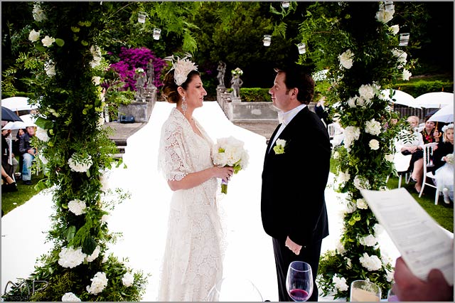 marriage ceremony in Cernobbio lake Como