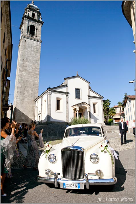 wedding florist in San Leonardo Church Pallanza Lake Maggiore