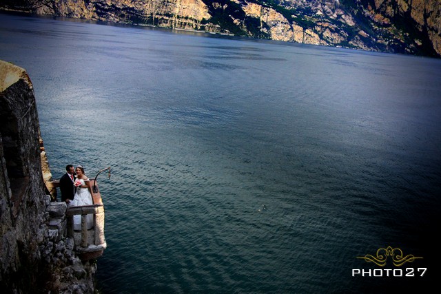 wedding to Scaligero Casle Malcesine