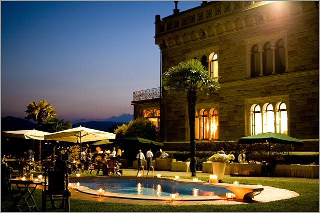 wedding caterers to Miasino Castle lake Orta Italy
