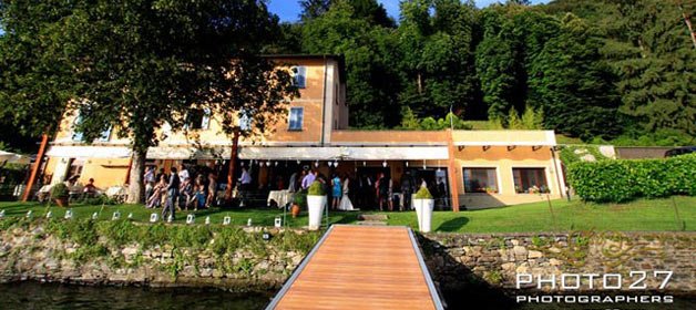 A magic venue for a wedding on Orta Lake Shores