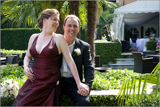 outdoor wedding in Villa Margherita lake Maggiore