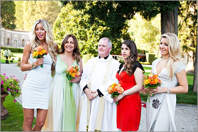 wedding celebrant in villa d'este lake Como