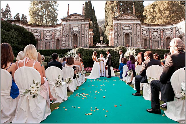 wedding ceremony in villa d'este lake Como