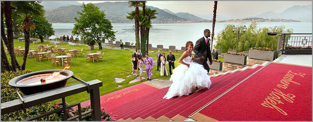 outdoor ceremony to Grand Hotel Dino Baveno