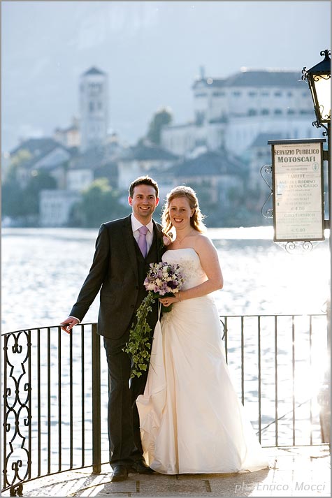 wedding on Lake Orta