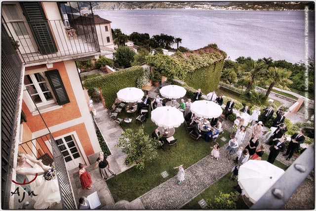 outdoor Italian aperitivo at Villa Margherita