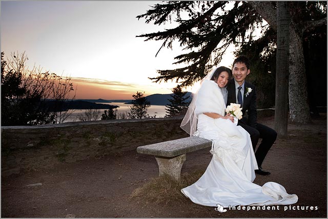 wedding to Sacro Monte church in Ghiffa Lake Maggiore