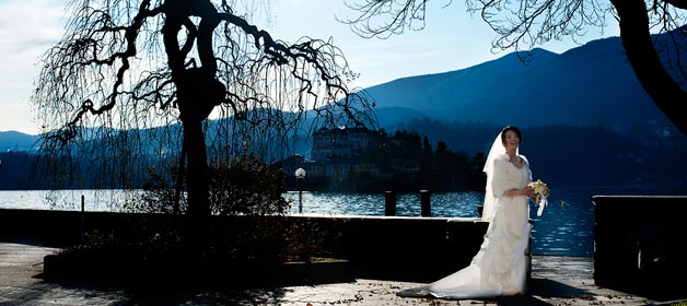 A Winter Wedding on Lake Orta