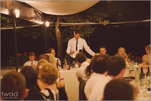 wedding at San Giulio restaurant